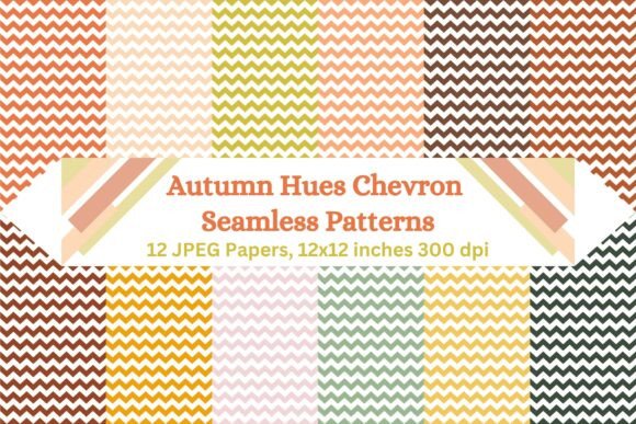 Autumn Hues Chevron Seamless Patterns: A Vibrant Addition to Your Creative Toolkit