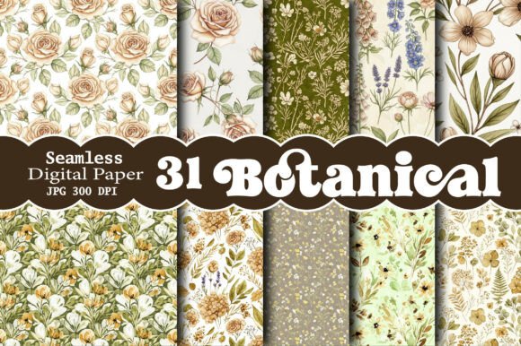 Botanical Digital Seamless Patterns: A Strategic Tool for Creative Projects and Branding