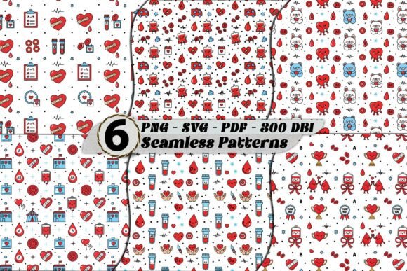 Kawaii Blood Donation Patterns SVG: A Creative Way to Raise Awareness