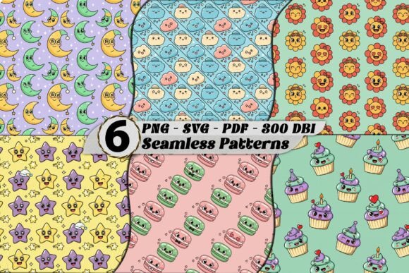 Kawaii Character Seamless Patterns: A Practical Tool for Creative Projects
