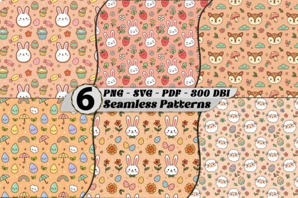 Kawaii Spring Easter Patterns SVG: A Creative Resource for Modern Designers and Entrepreneurs