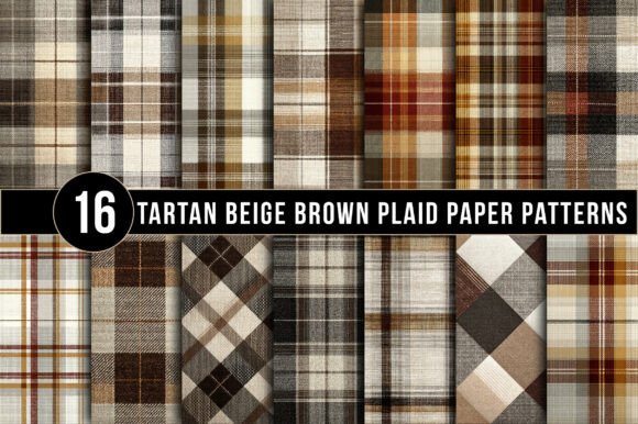 Tartan Beige Brown Plaid Paper Patterns: A Practical Guide for Creative Projects