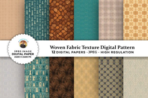 Woven Fabric Texture Digital Patterns: A Designer’s Essential Resource